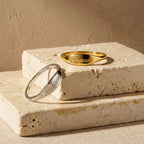 Bague plaque prénom personnalisée