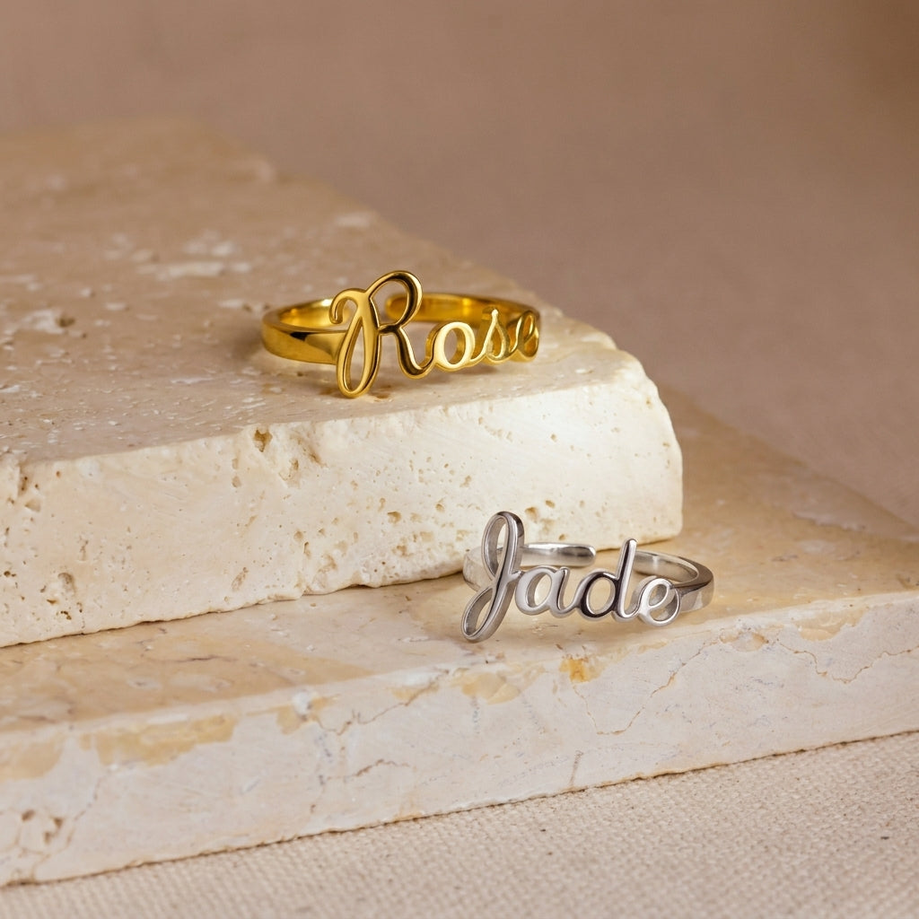 Bague personnalisable prénom