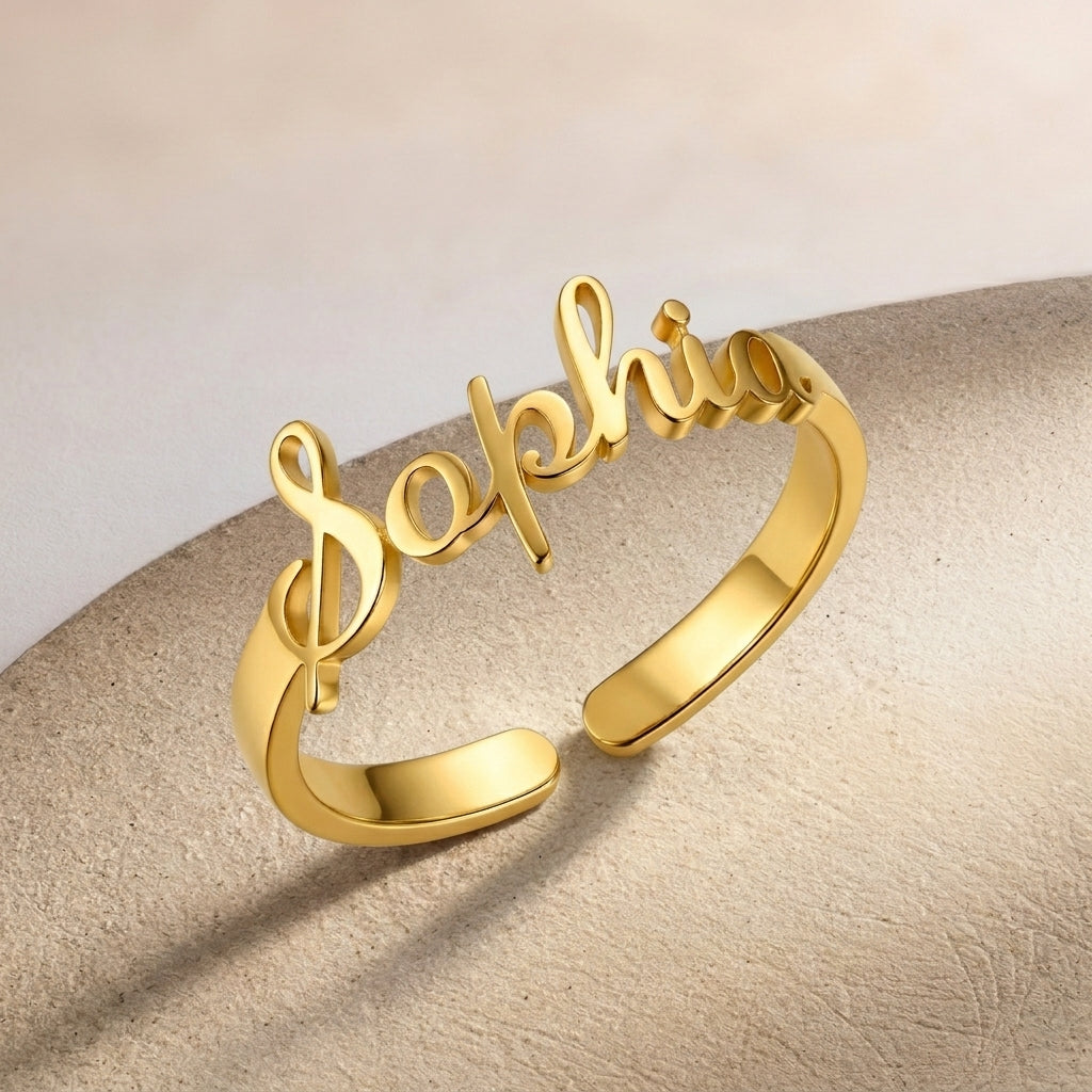 Bague personnalisable prénom