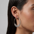 Boucles d'oreilles Créoles Fermées à Prénom