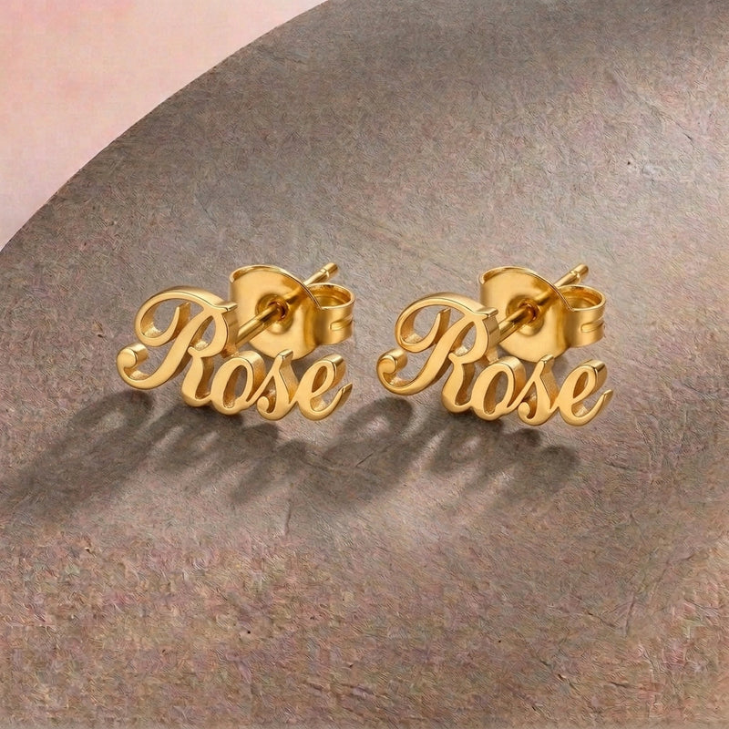 Boucles d'oreilles Prénom Personnalisable