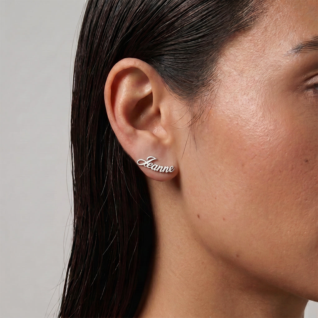 Boucles d'oreilles Prénom Personnalisable