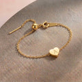 Bracelet Initiale Personnalisable en coeur