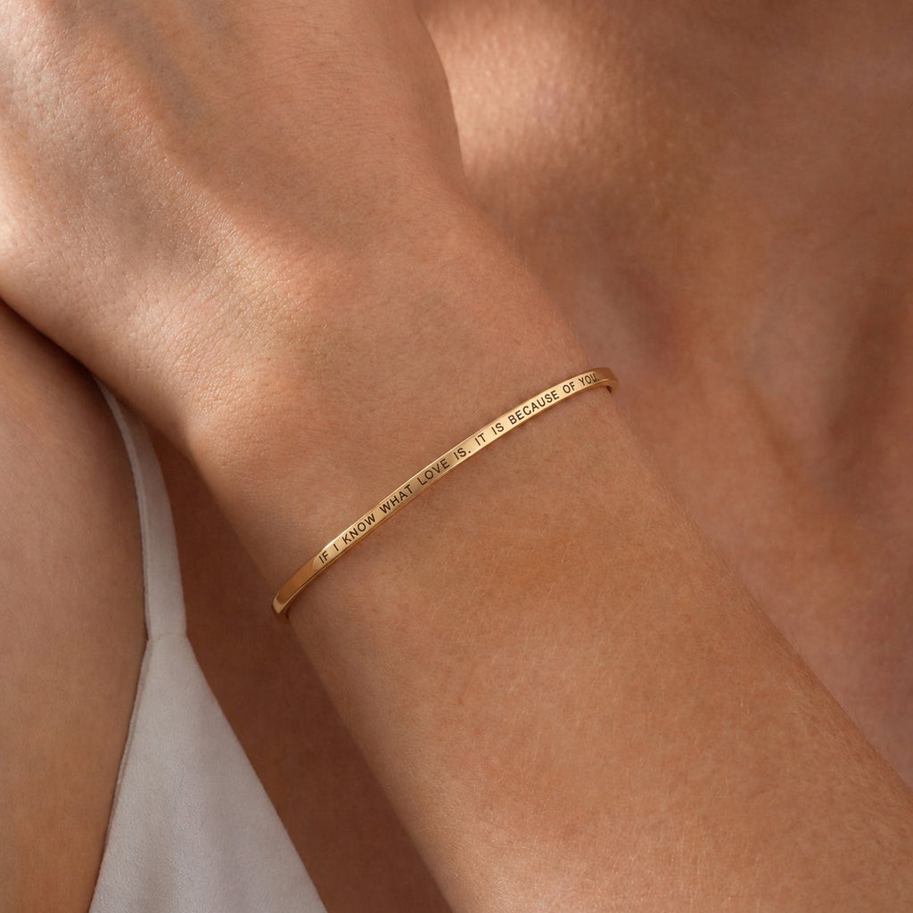 Bracelet avec gravure Personnalisable