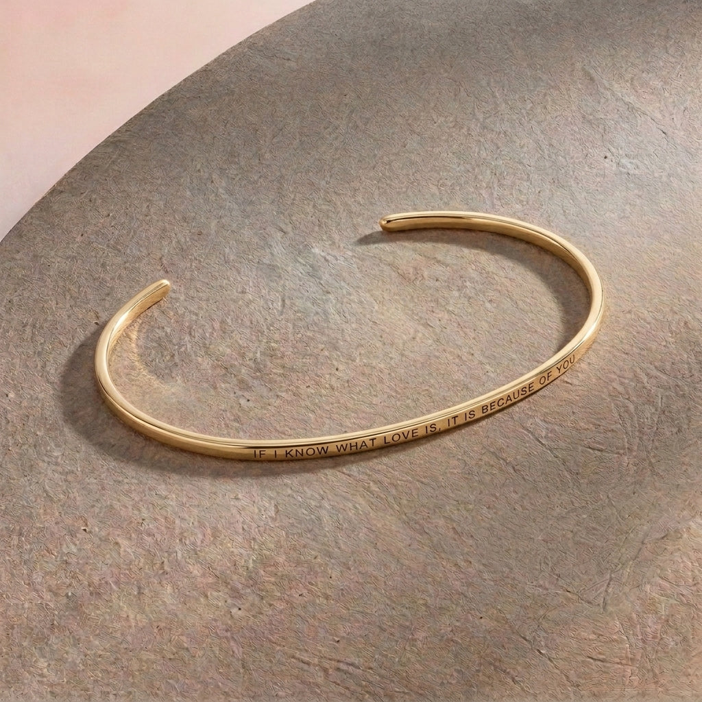 Bracelet avec gravure Personnalisable