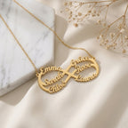 Collier Infini Personnalisable jusqu’à 6 Prénoms