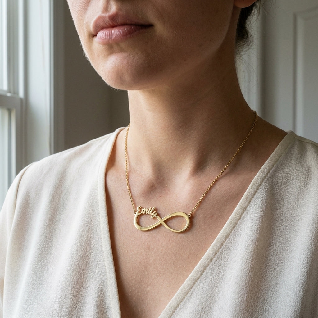 Collier Infini Personnalisable jusqu’à 6 Prénoms