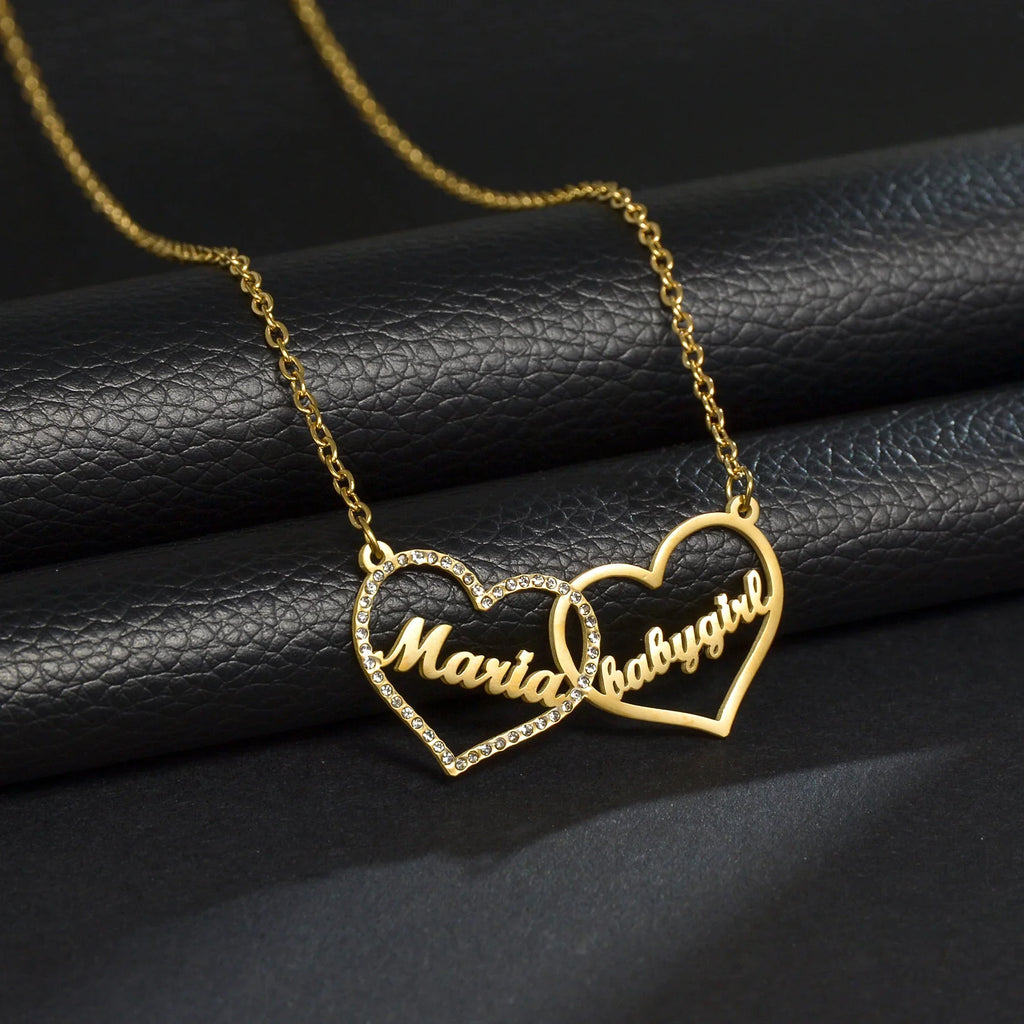 Collier épingle jusqu'à 2 prénoms
