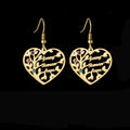 Boucles d'oreilles arbre de vie personnalisées