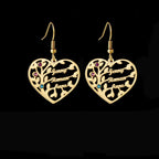 Boucles d'oreilles arbre de vie personnalisées
