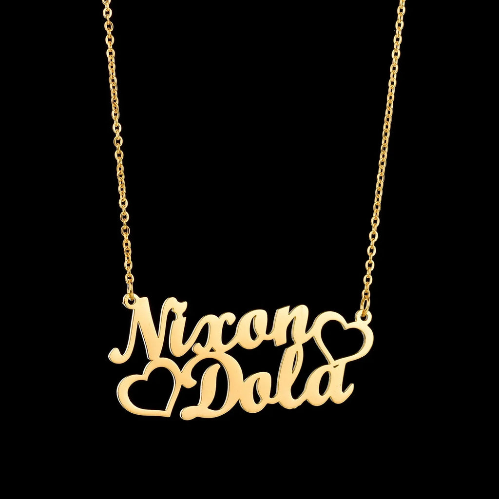 Collier épingle jusqu'à 2 prénoms