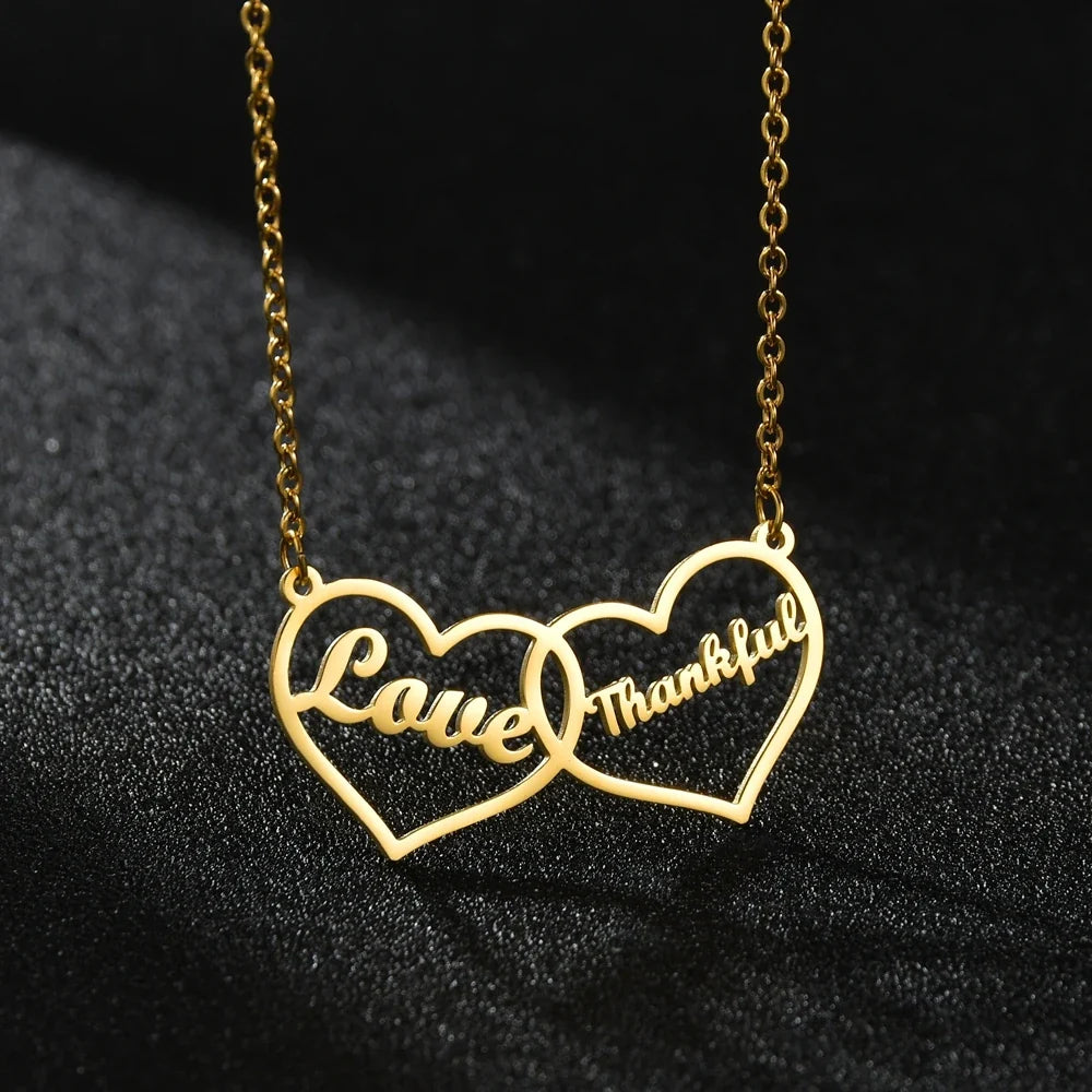 Collier épingle jusqu'à 2 prénoms