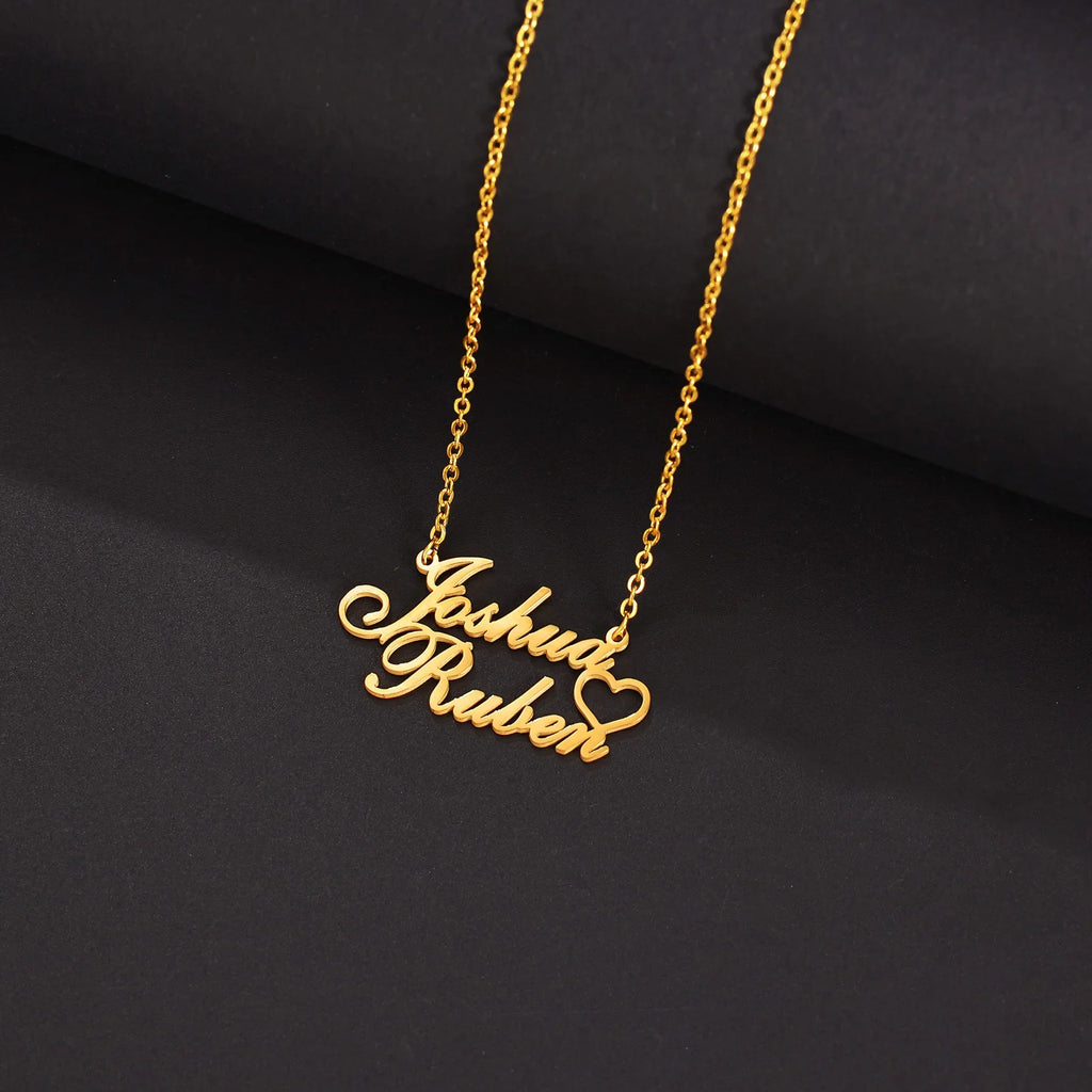 Collier épingle jusqu'à 2 prénoms