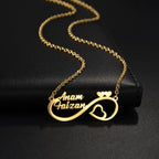 Collier épingle jusqu'à 2 prénoms