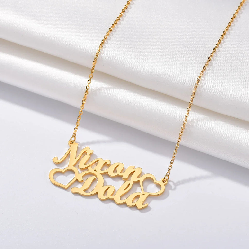 Collier épingle jusqu'à 2 prénoms