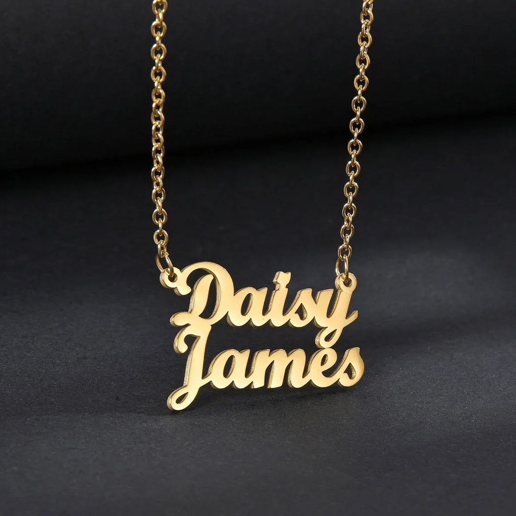 Collier épingle jusqu'à 2 prénoms