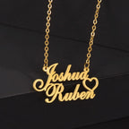 Collier épingle jusqu'à 2 prénoms