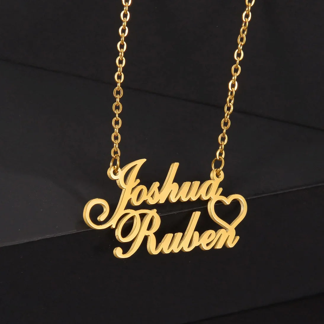 Collier épingle jusqu'à 2 prénoms