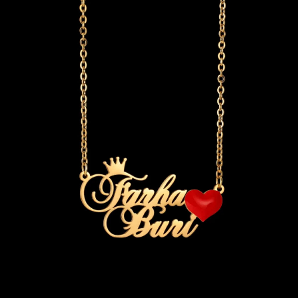 Collier épingle jusqu'à 2 prénoms