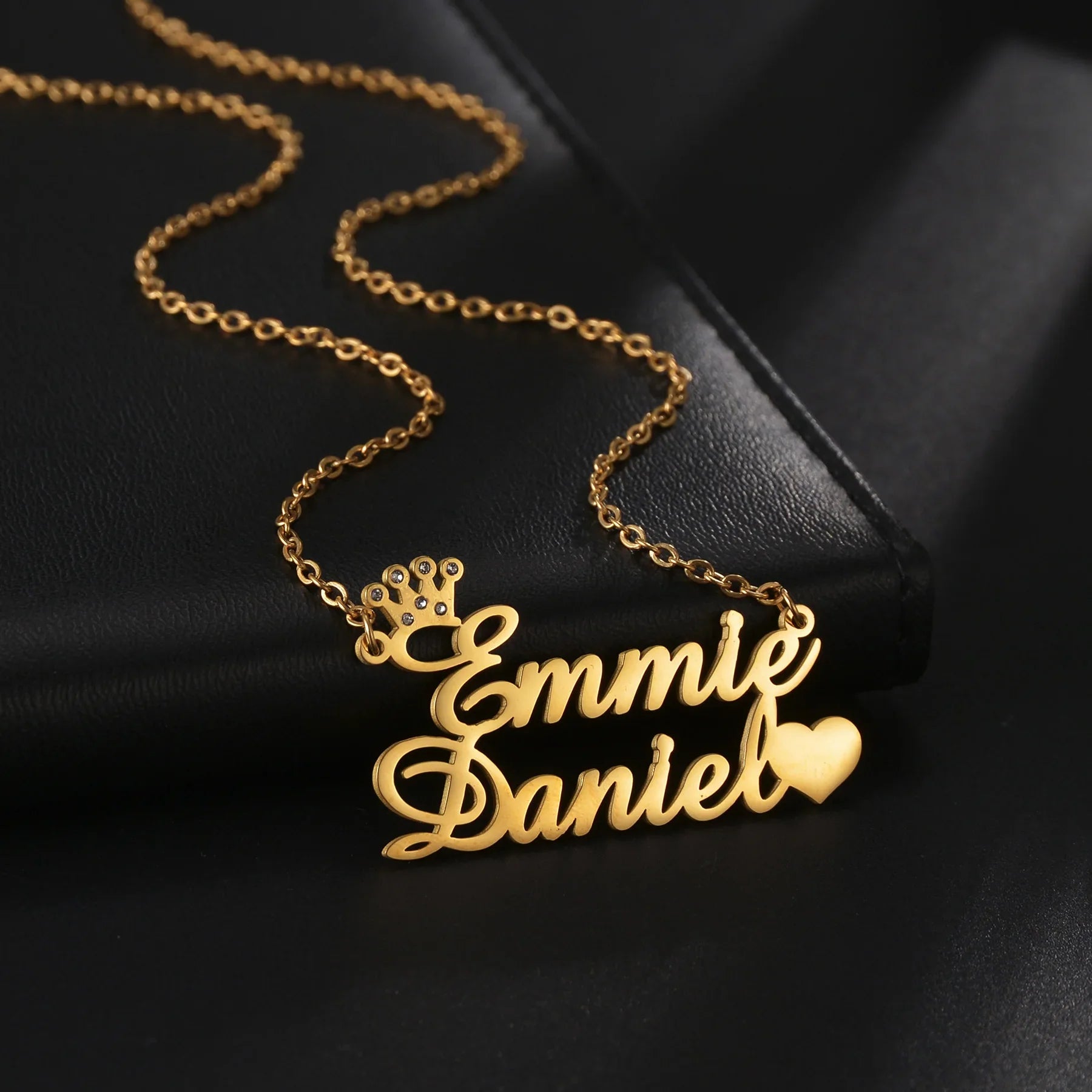Collier épingle jusqu'à 2 prénoms
