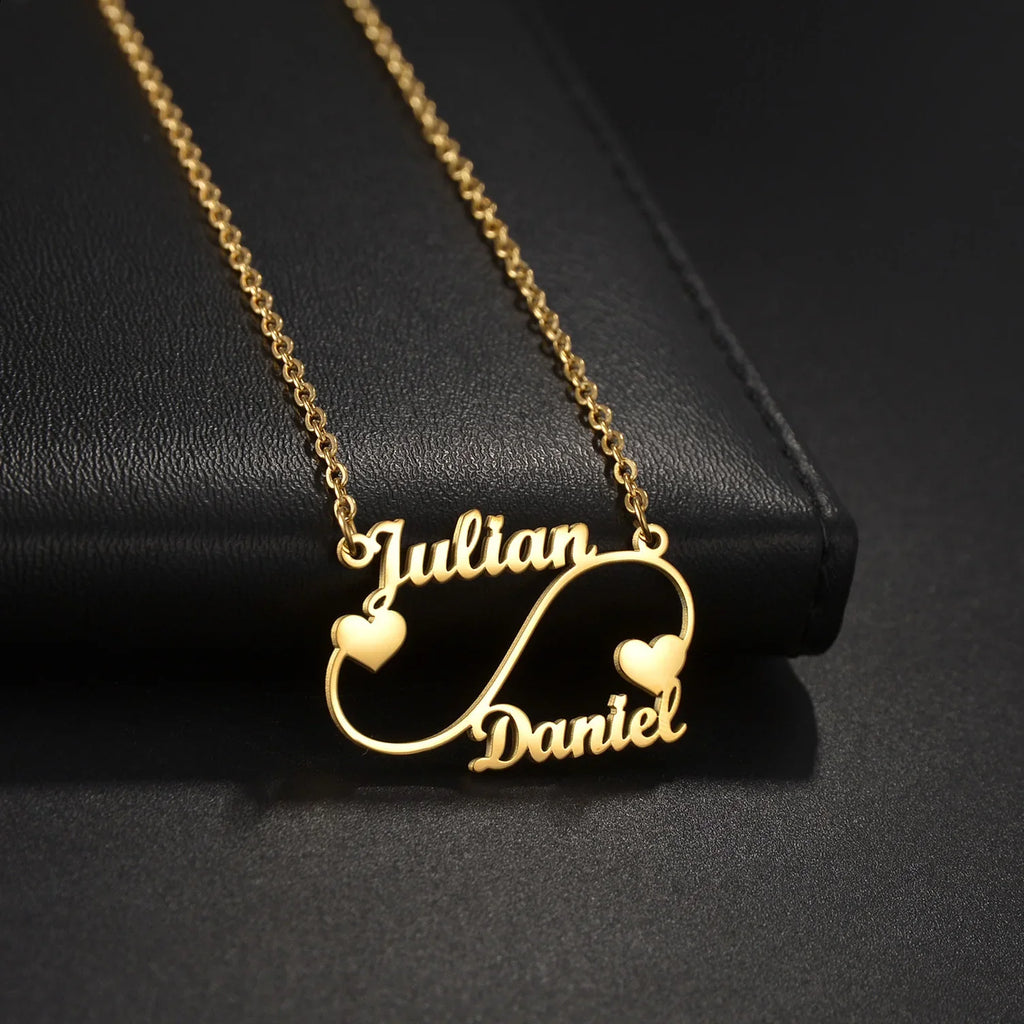 Collier épingle jusqu'à 2 prénoms