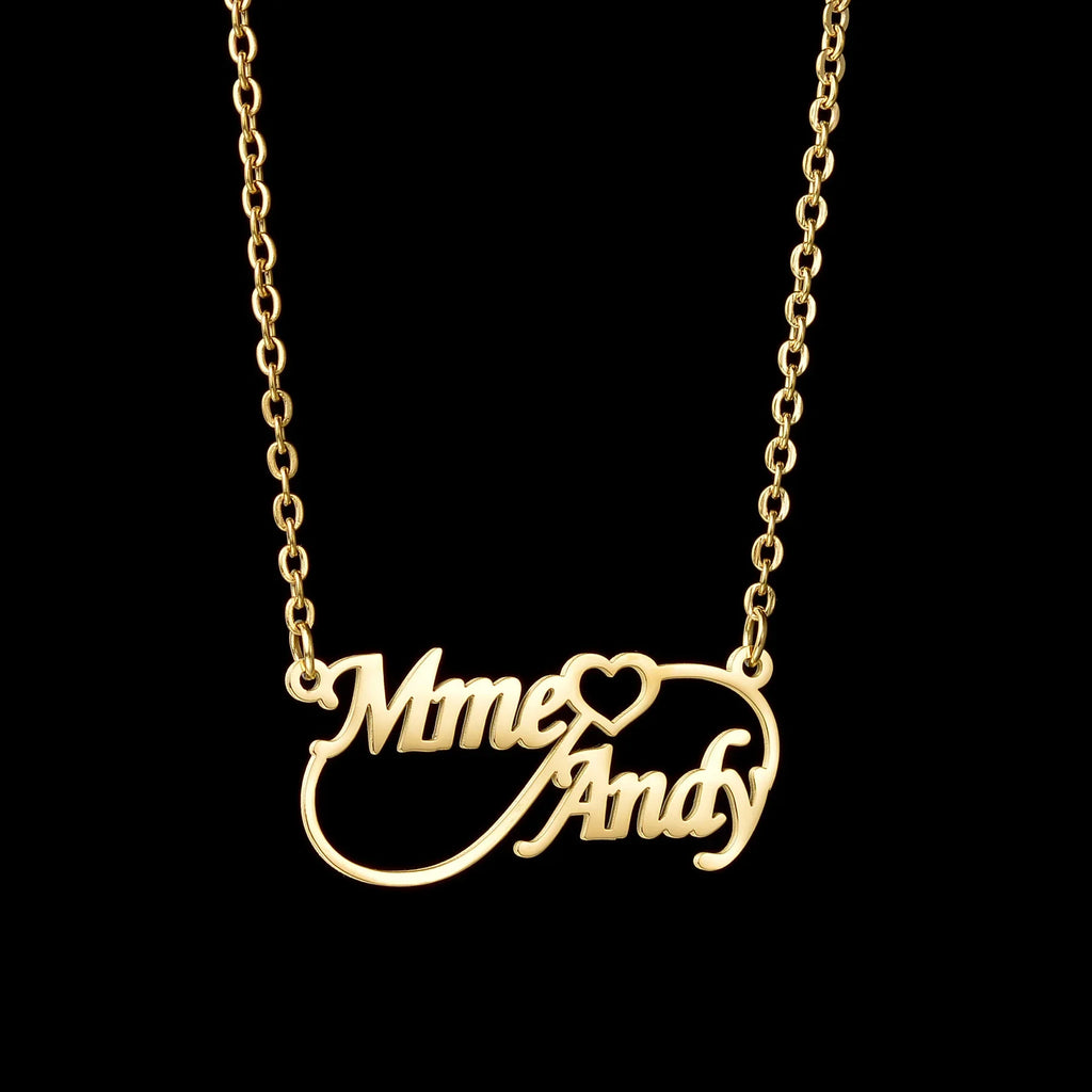 Collier épingle jusqu'à 2 prénoms