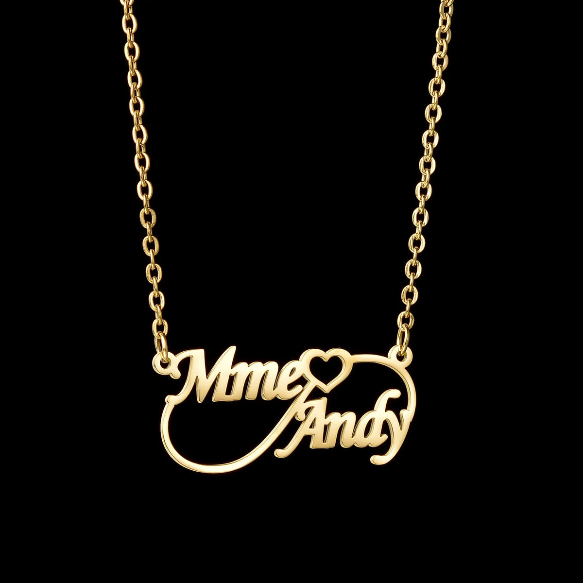 Collier épingle jusqu'à 2 prénoms