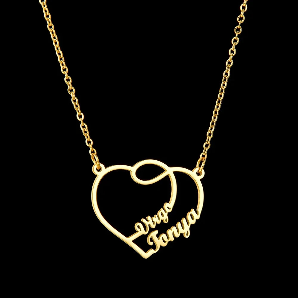 Collier épingle jusqu'à 2 prénoms